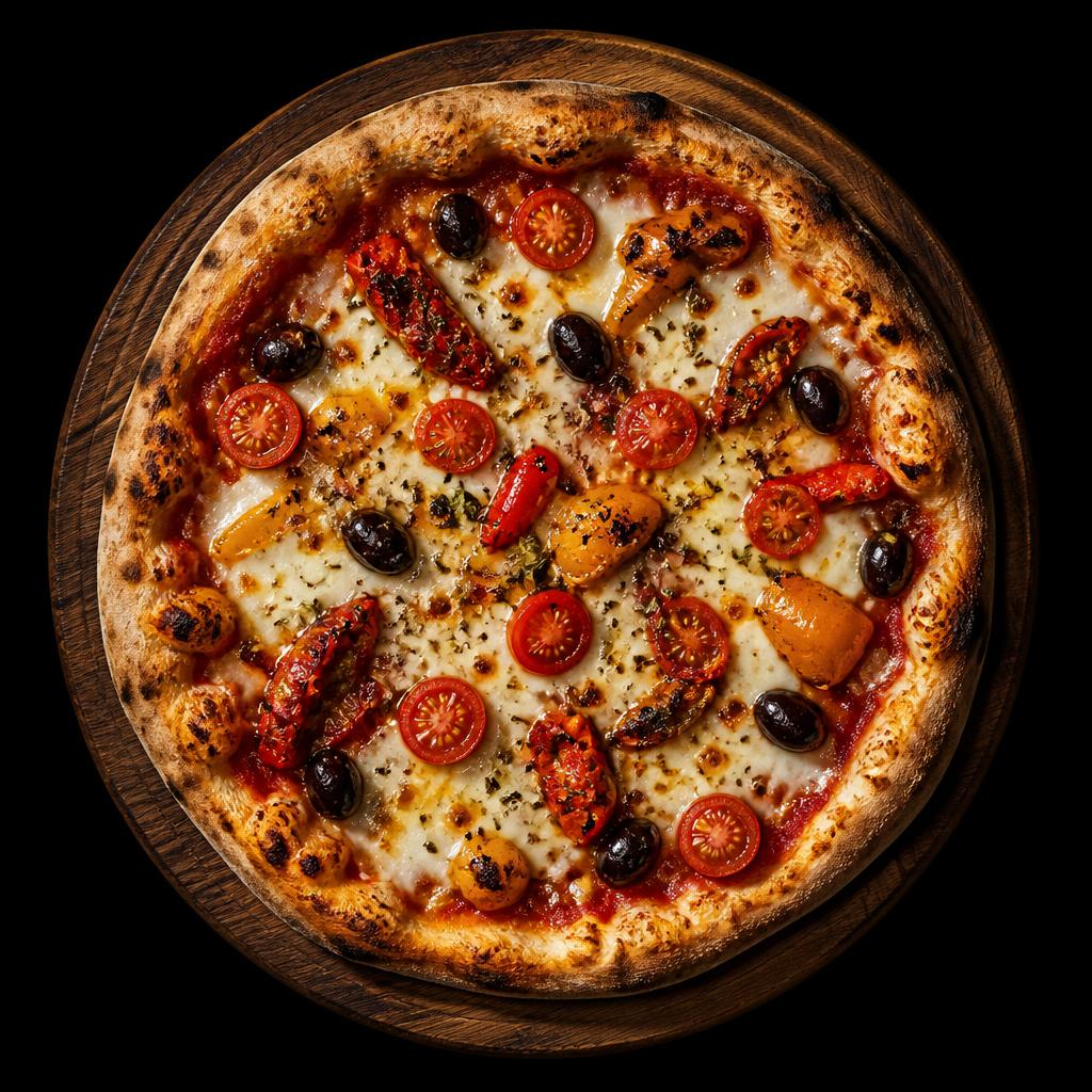 Pizza artesanal da Muchachos Pizzas